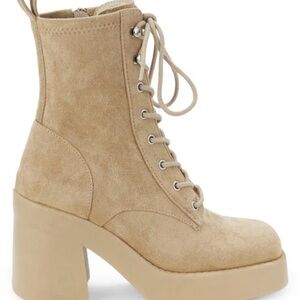 Steven By Steve Madden Block Heel Combat Boots